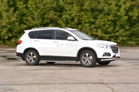 Защита порогов с алюм.площадкой ?51мм (НПС) HAVAL H6 2014-